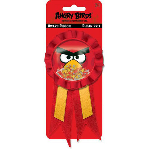 Angry Birds Party Supplies - Confetti Pouch Award Ribbon