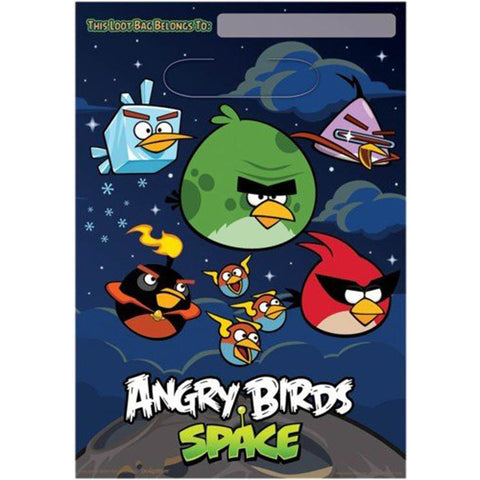 Angry Birds Party Supplies - Folded Loot Bags