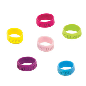 Barbie Party Supplies - All Doll'd Up Attitude Rings