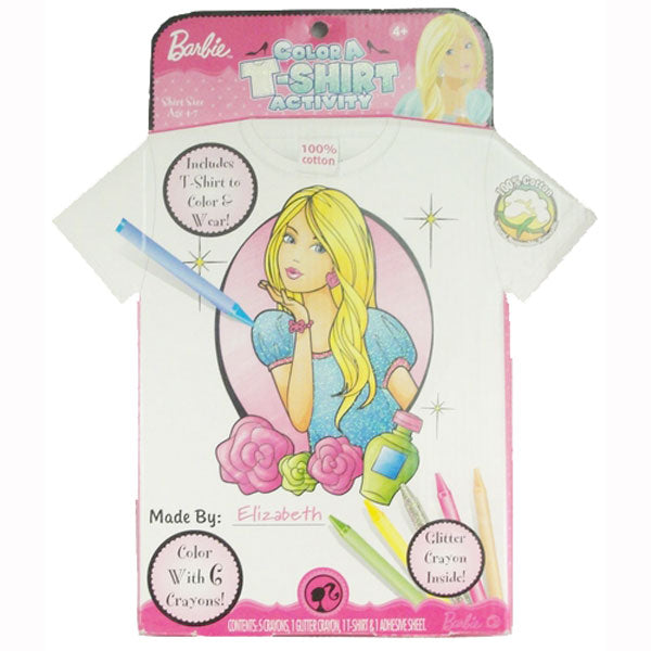 Barbie Toys - Color A T-Shirt Activity