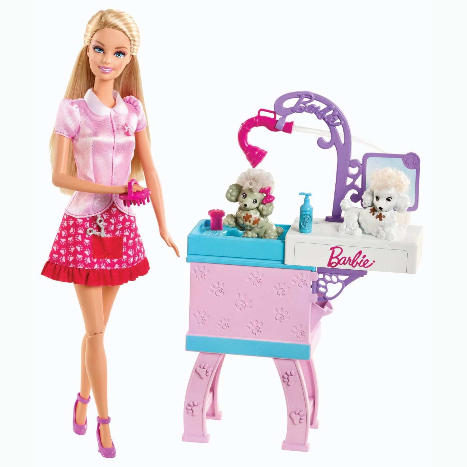 Barbie Toys - I Can Be Pet Groomer Doll Playset