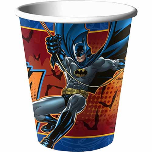 Batman Party Supplies - 9oz Party Cups