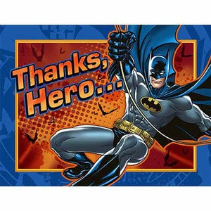 Batman Party Supplies - Postcard Thank You Notes