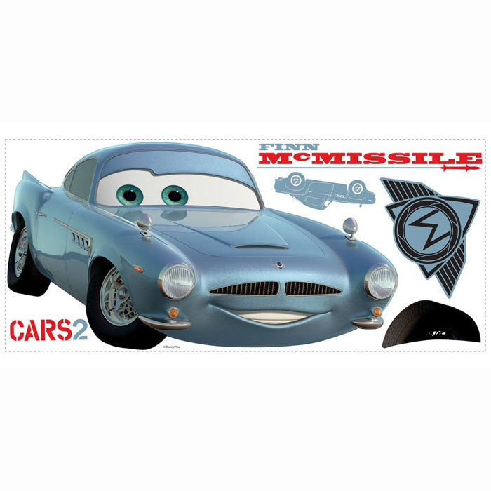 Disney Cars Bedroom Decor - Finn McMissile Giant Wall Decal