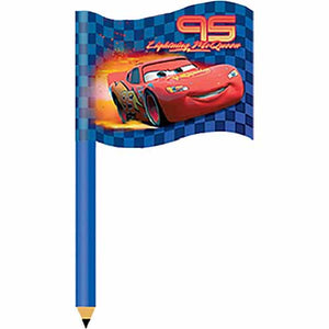 Disney Cars Party Supplies - Race Flag Pencil Topper
