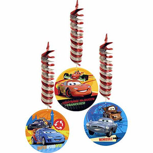 Disney Cars Party Supplies - Swirl Decorations