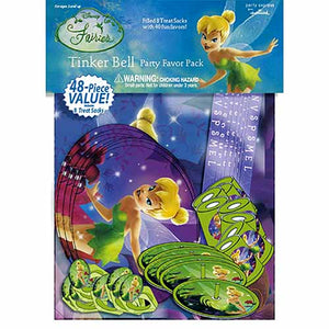 Disney Fairies Party Supplies - Tinkerbell Party Favor Value Pack