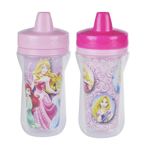 Disney Princess Dinnerware - Insulated Sippy Cups