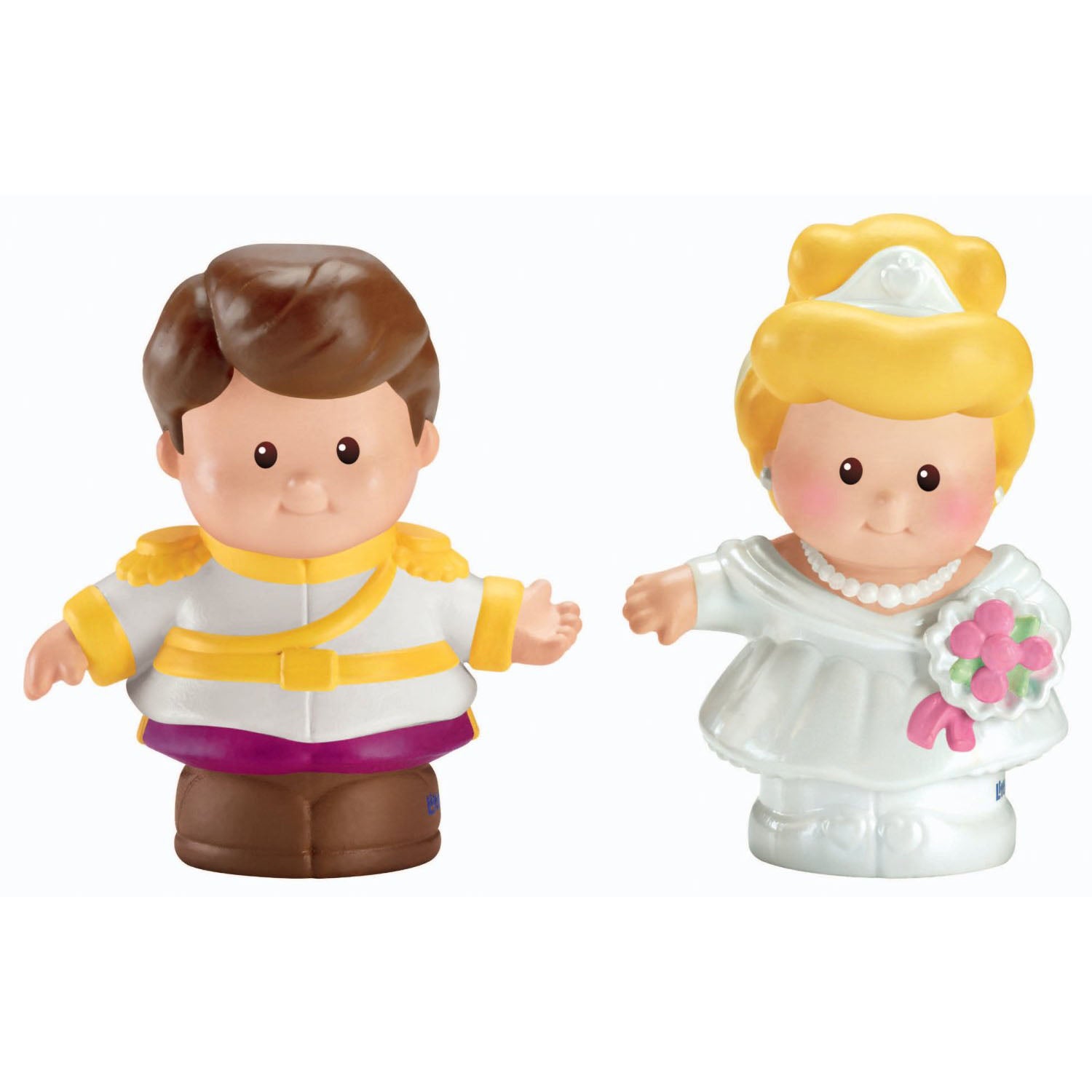Disney Princess Toys - Cinderella and Prince Charming Little People 2-Pack
