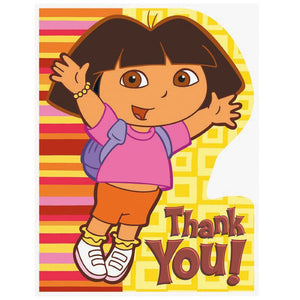 Dora the Explorer Party Supplies - Thank You Notes