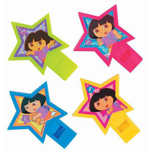 Dora the Explorer Party Supplies - Whistle Favors