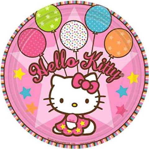 Hello Kitty Party Supplies - 9" Dinner Plates