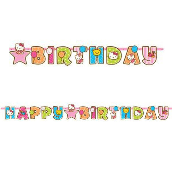 Hello Kitty Party Supplies - Add-an-Age Birthday Banner