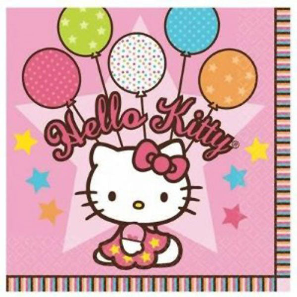 Hello Kitty Party Supplies - Beverage Napkins