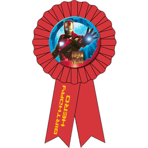 Iron Man Party Supplies - Award Ribbon