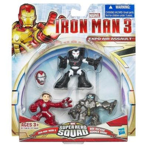 Iron Man Toys - Superhero Squad Expo Air Assault 3-Pack