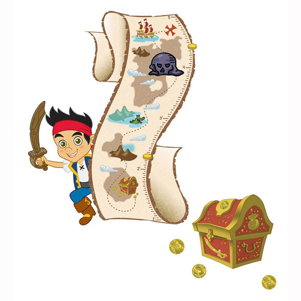 Jake and the Never Land Pirates Bedroom Decor - Growth Chart Wall Decal