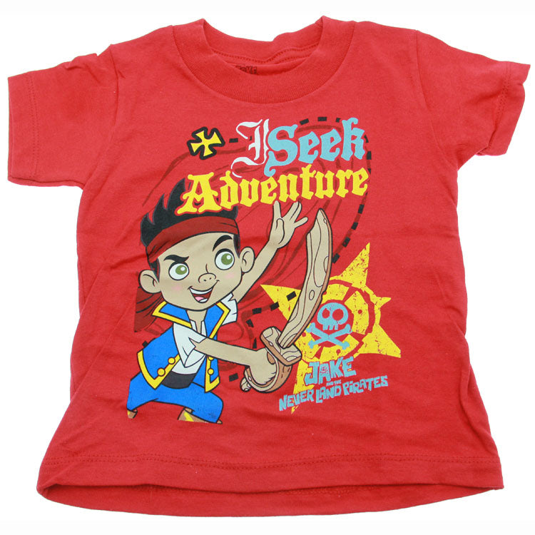 Jake and the Never Land Pirates Clothing - Seek Adventure T-Shirt