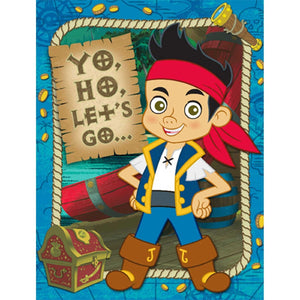 Jake and The Never Land Pirates Party Supplies - Invitations
