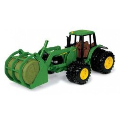 John Deere Toys - 8" 7220 Tractor with Bale Mover