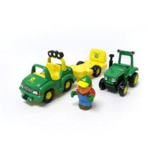 John Deere Toys - John Deere Preschool Tow & Go Hauler