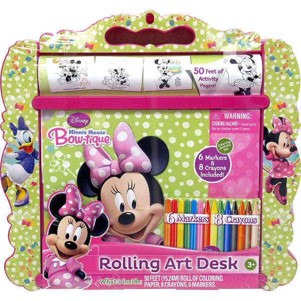 Minnie Mouse Toys - Rolling Art Desk