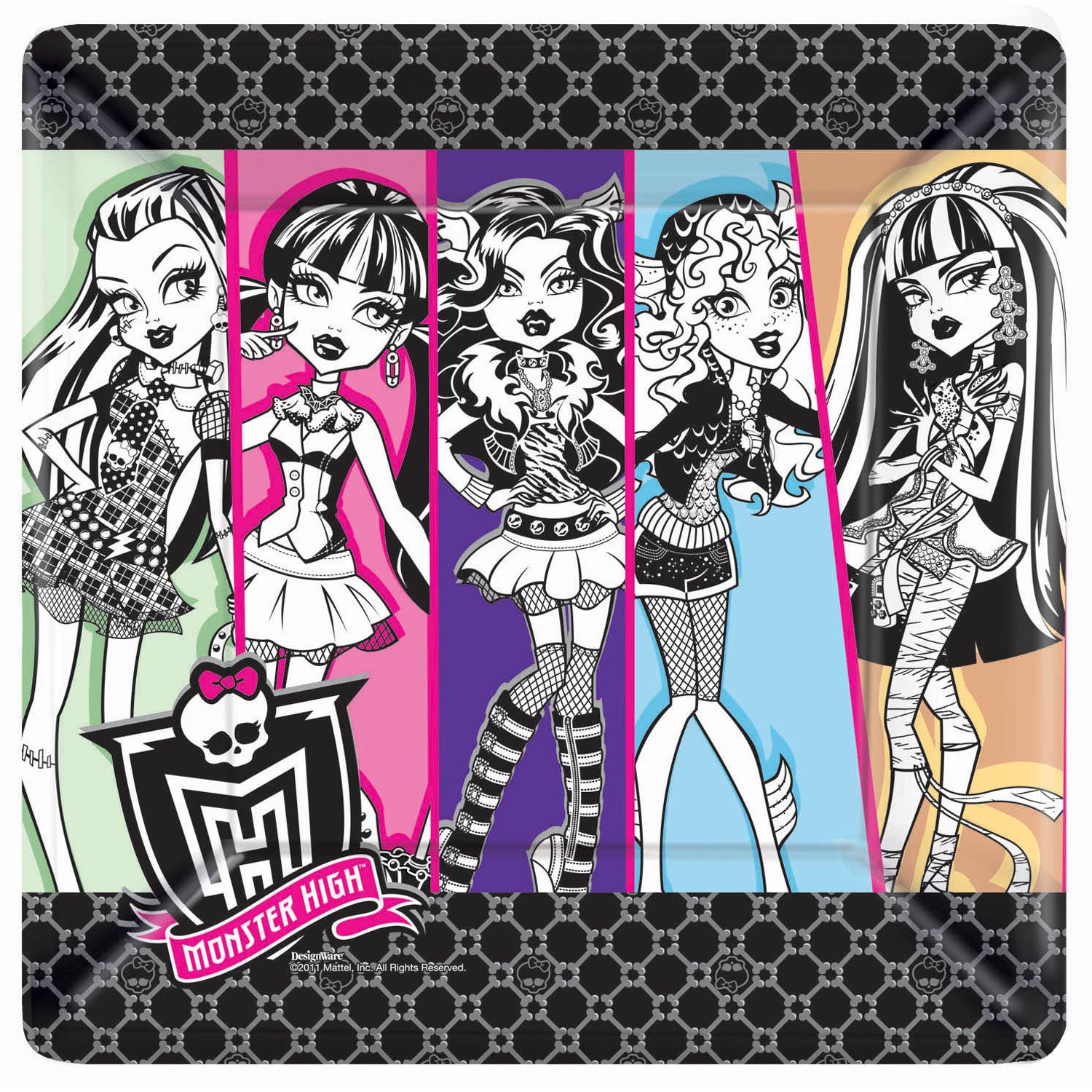 Monster High Party Supplies - 10 inch Dinner Plates