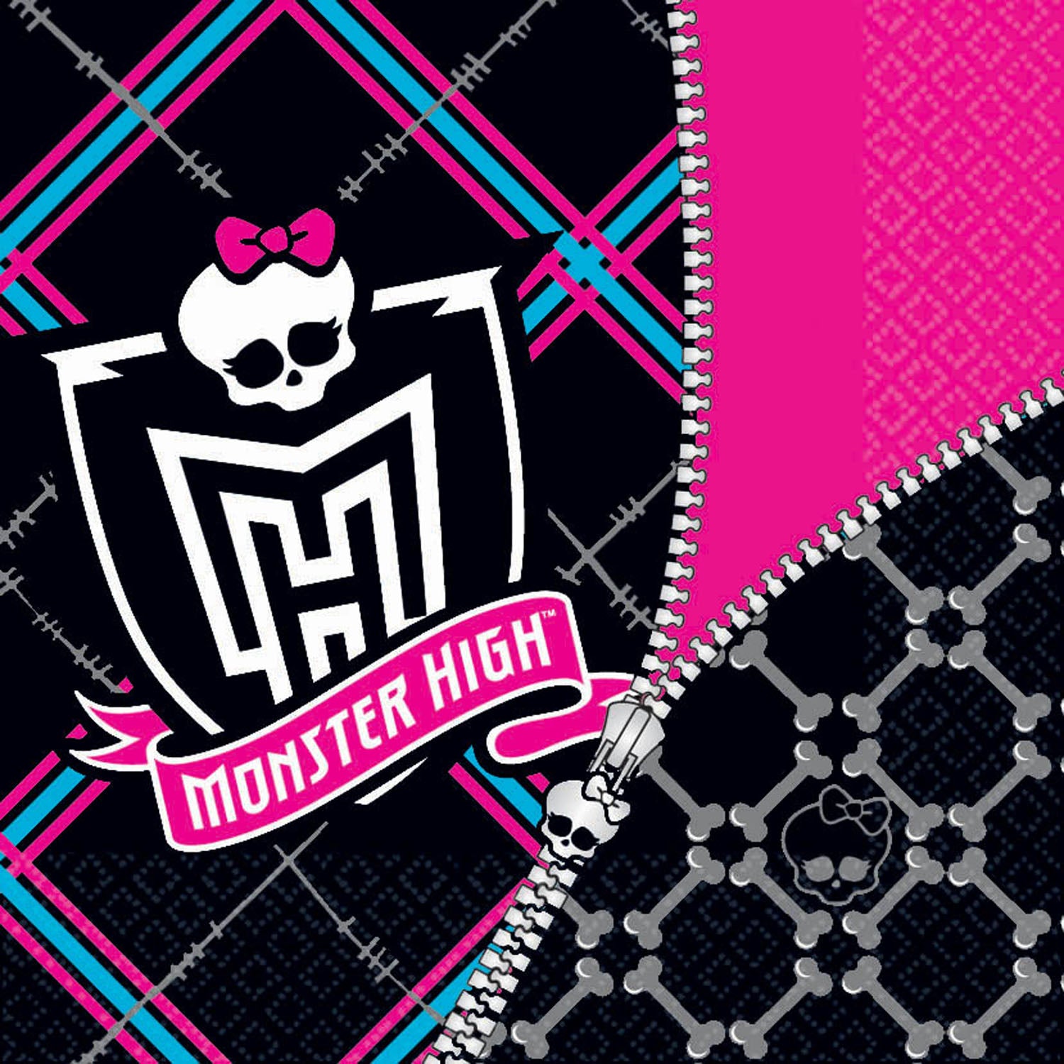 Monster High Party Supplies - Luncheon Napkins