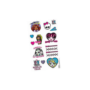 Monster High Party Supplies - Tattoos