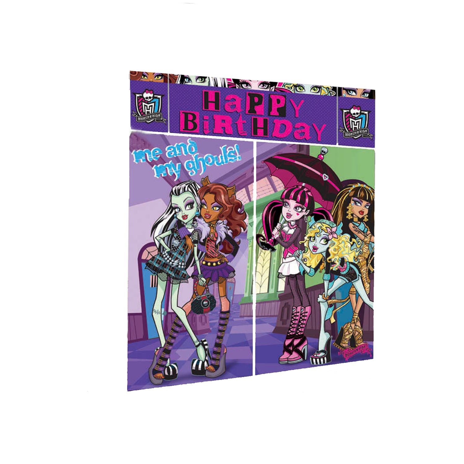 Monster High Party Supplies - Wall Decorating Kit
