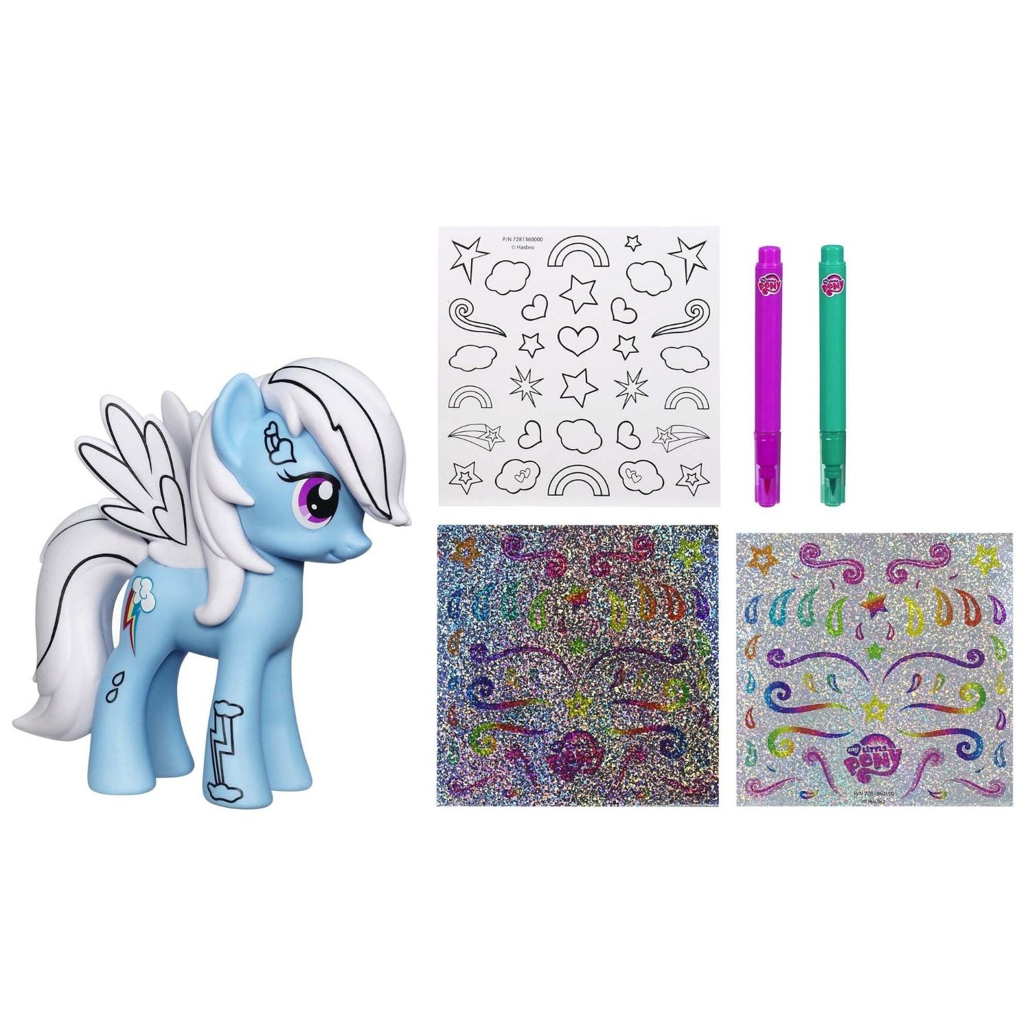 My Little Pony Toys - Design-a-Pony Rainbow Dash Figure