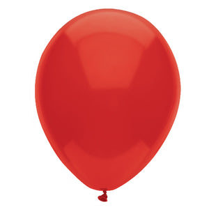 Party Supplies - Apple Red Latex Balloons