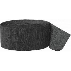 Party Supplies - Black Party Streamer