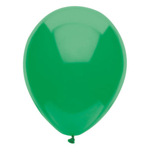 Party Supplies - Festive Green Latex Balloons