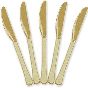 Party Supplies - Gold Knifes