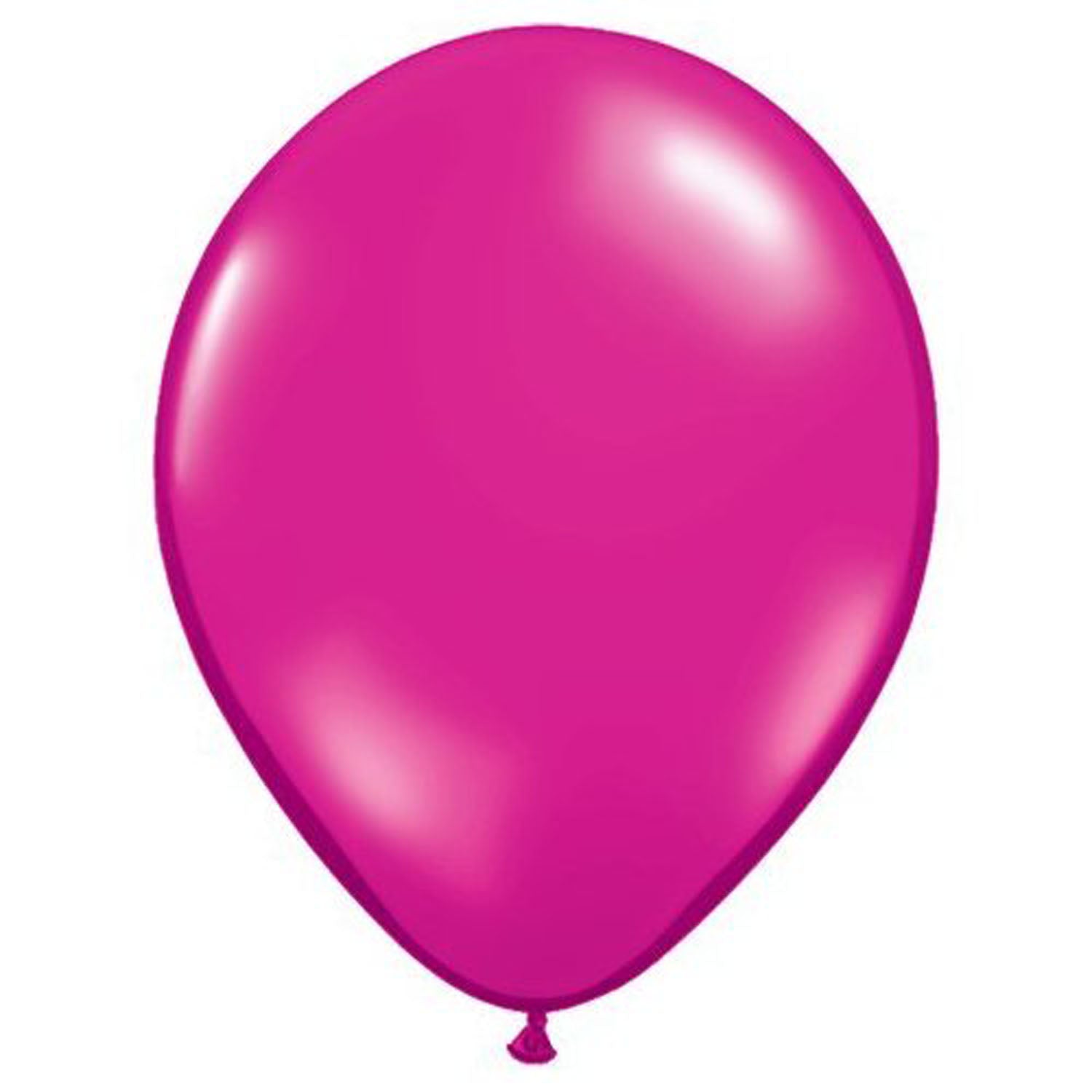Party Supplies - Magenta Latex Balloons
