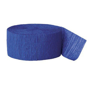 Party Supplies - Royal Blue Streamer