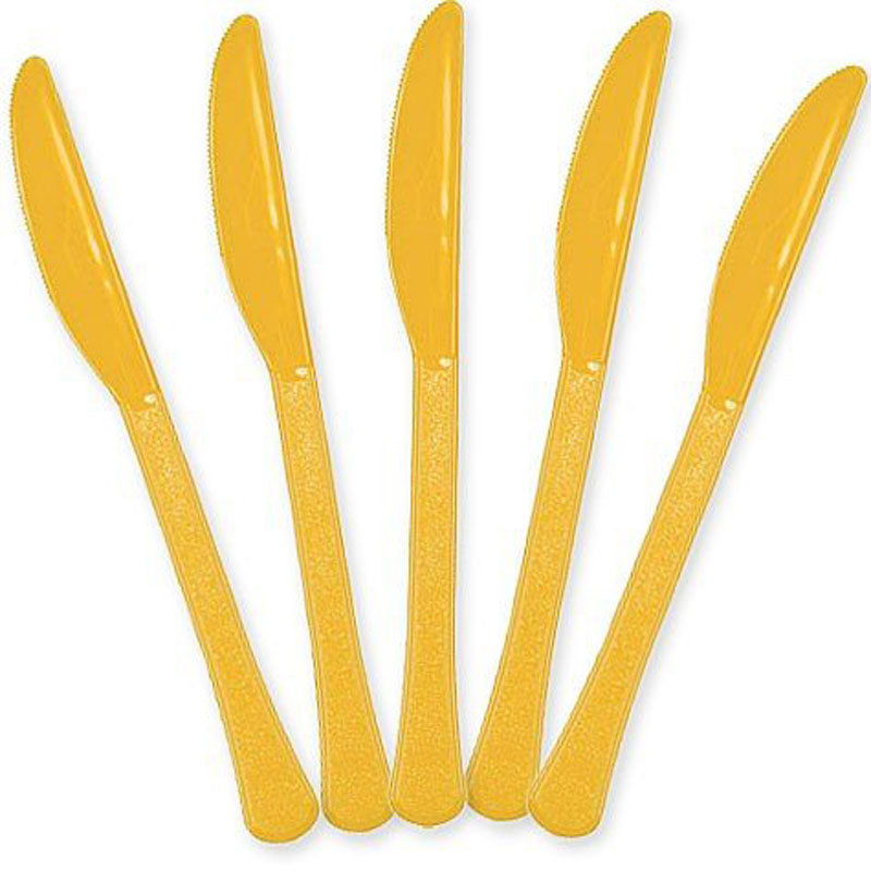Party Supplies - Yellow Sunshine Knifes