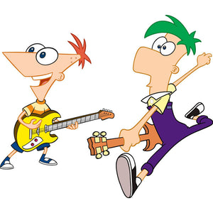 Phineas & Ferb Bedroom Decor - Phineas & Ferb Giant Wall Decal