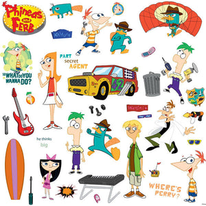 Phineas & Ferb Bedroom Decor - Phineas & Ferb Wall Decals