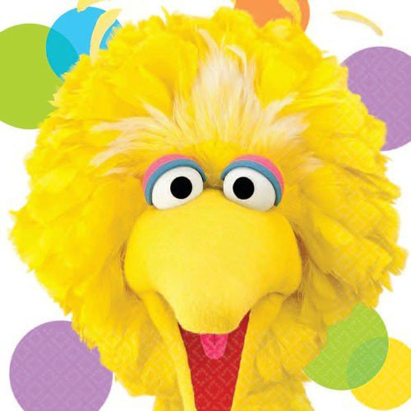 Sesame Street Party Supplies - Big Bird Luncheon Napkins