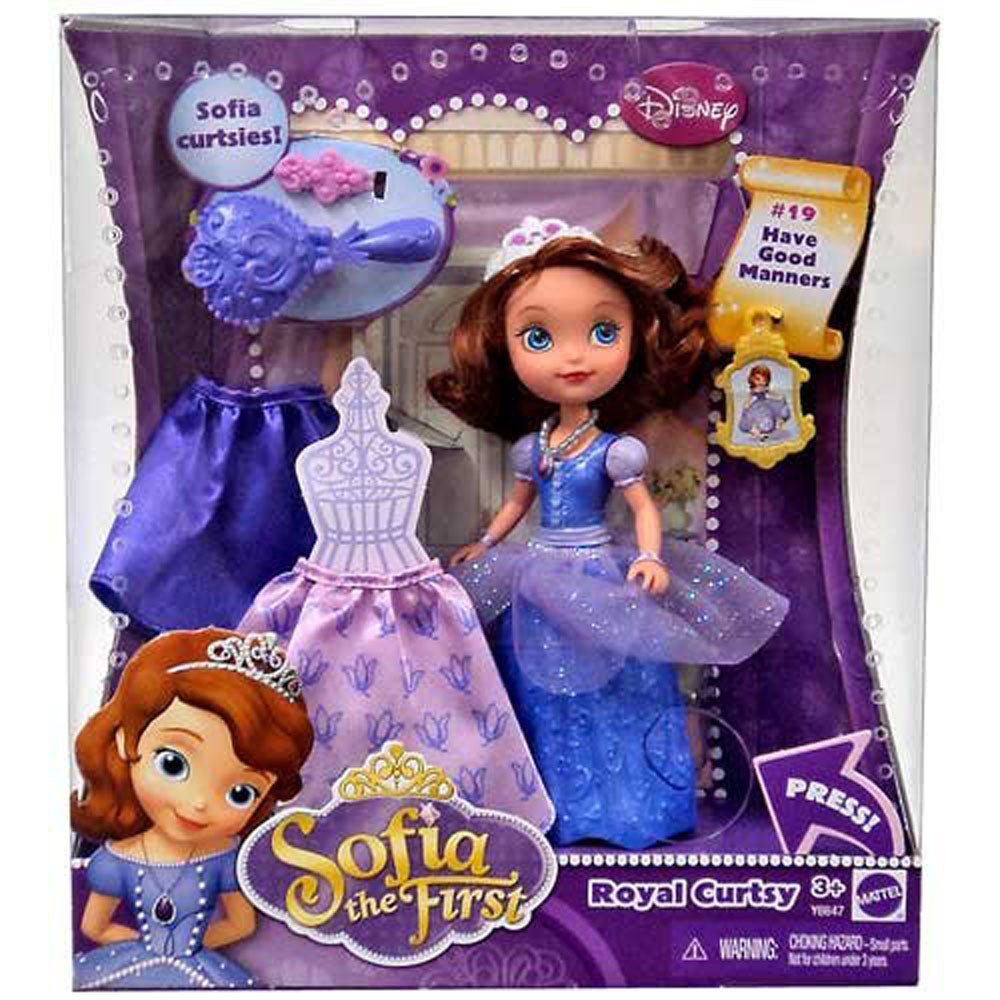 Sofia the First Toys - Perfect Princess Curtsy Doll