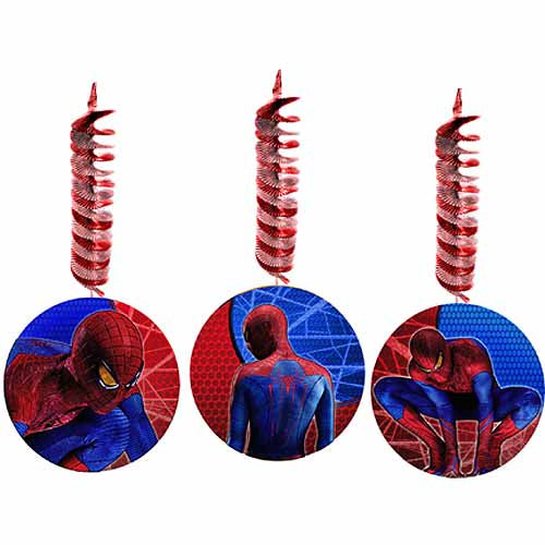 Spider-Man Party Supplies - Swirl Decorations