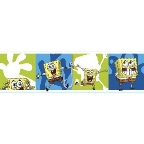 SpongeBob Squarepants Bedroom Decor - Self Stick SpongeBob SquarePants Border