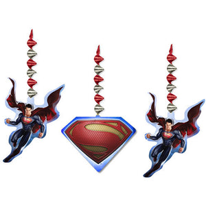 Superman Party Supplies - Dangler Decorations
